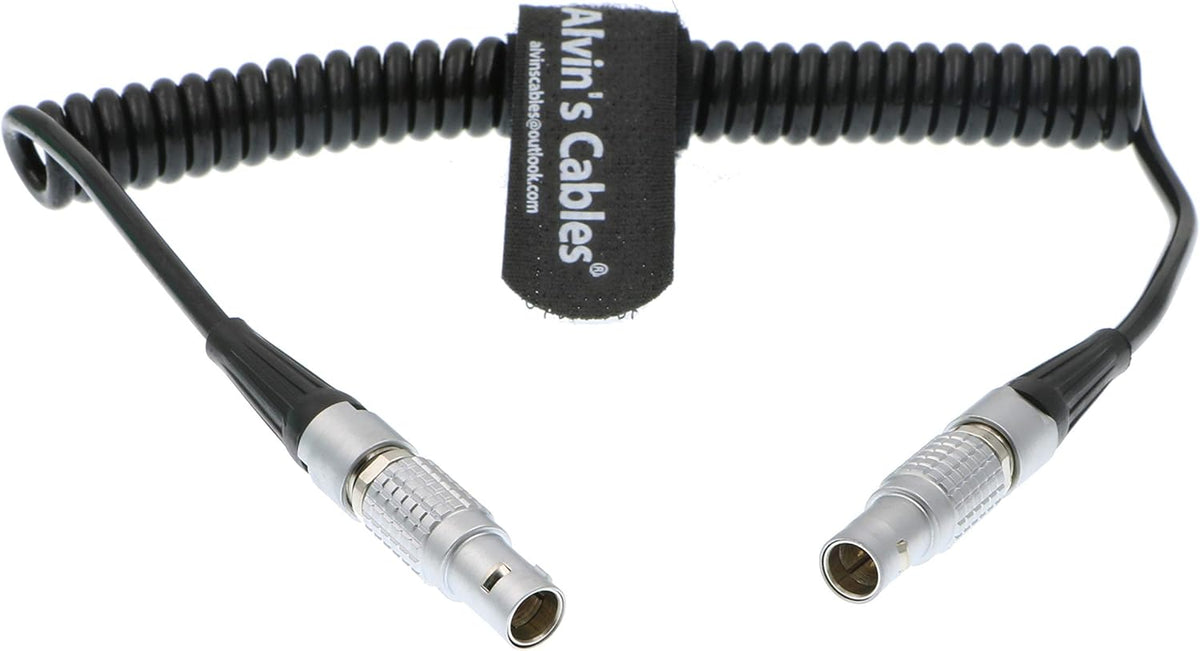 5 Pin Male to 5pin Timecode Coiled Cable Pack of 2 V51993