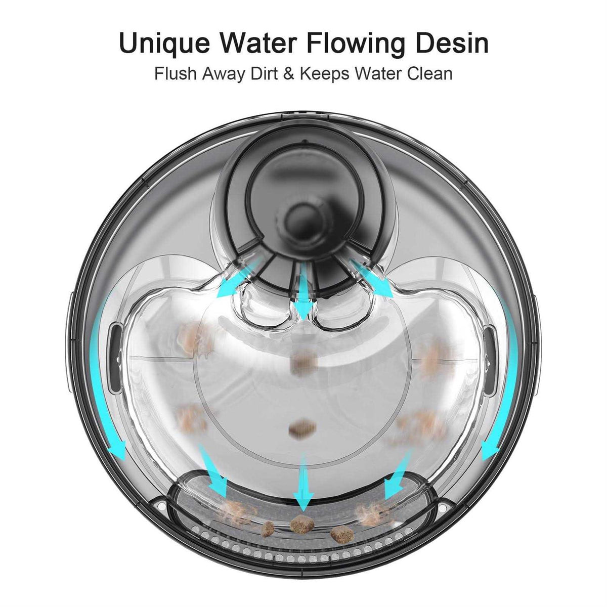 Dog Water Fountain 1.3Gallon/5L Automatic Pet Water Dispenser Y98676