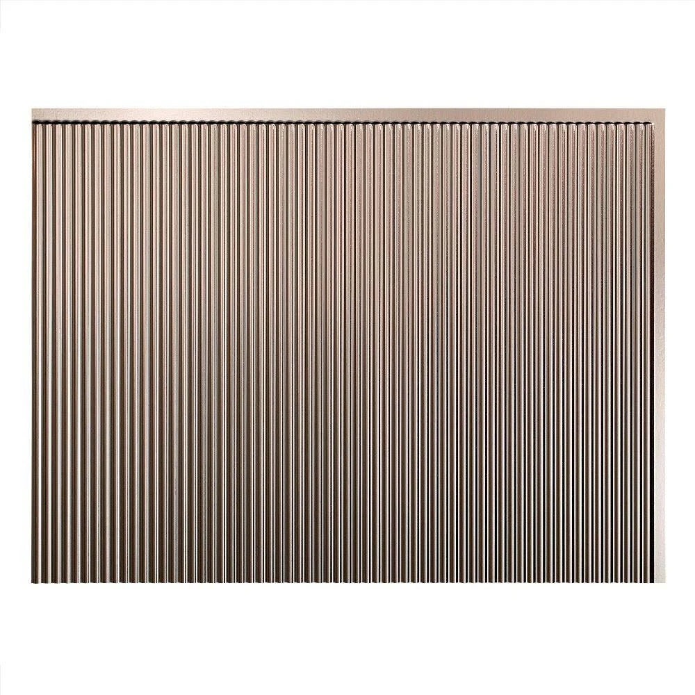 Brushed Nickel Backsplash Panel 5 Pack C221587