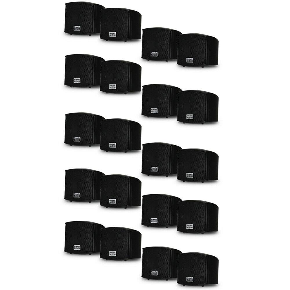 Black Indoor Speakers 10 Pair Pack P8747