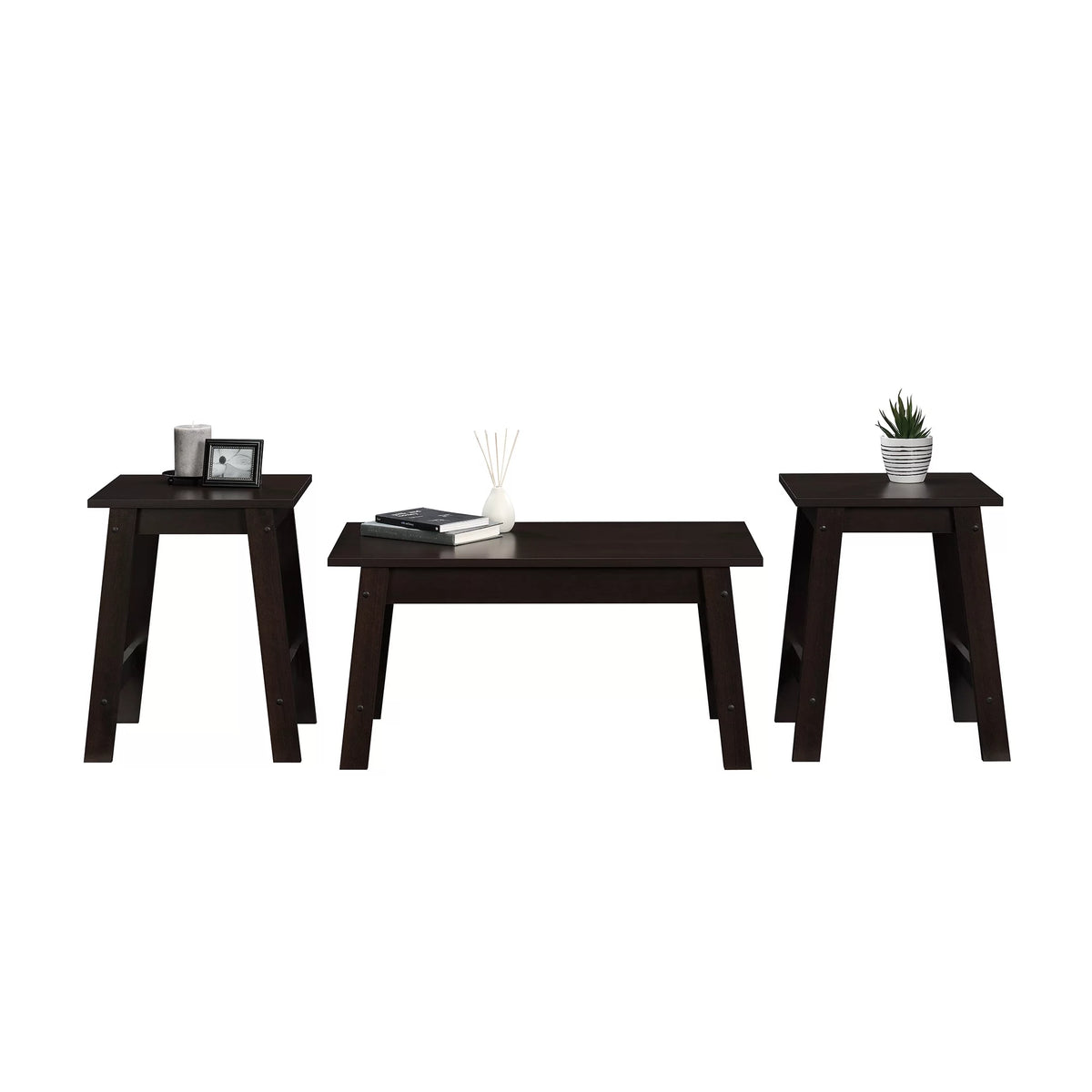 3 Piece Coffee Table and End Table Set O312