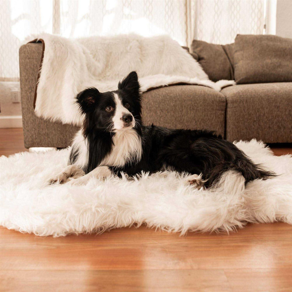 Faux Fur Orthopedic Dog Bed T284795