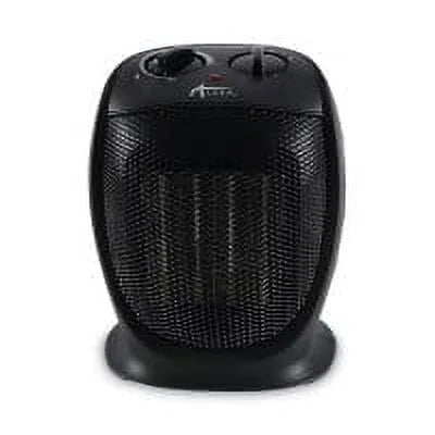 750 W Black Circular Fan Forced Heater H6228
