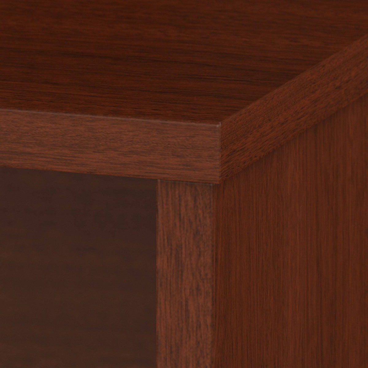 Autumn Cherry Office Desk with Mobile File Cabinet B686377