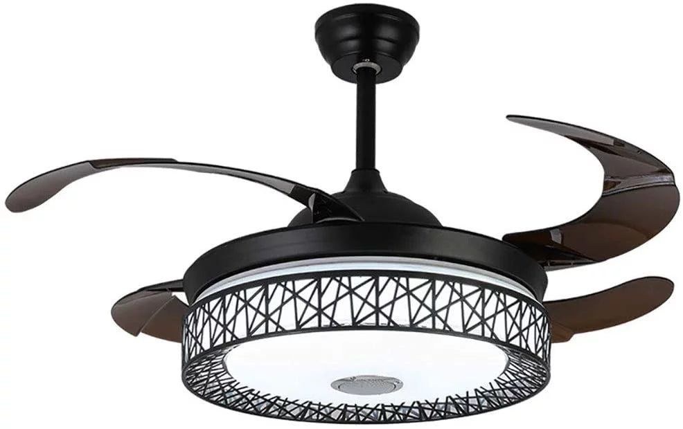 42 Inch Black Ceiling Fan Light with Remote H827
