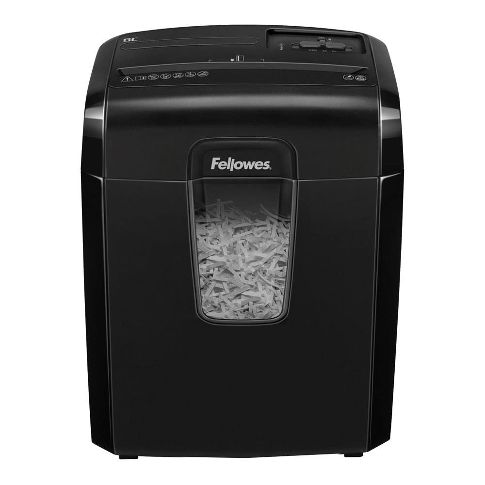 Black 8 Sheets Paper Shredder V29990