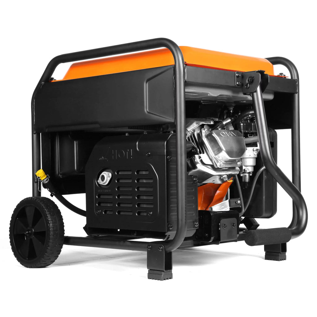 8750-Watt Dual Fuel Open Frame Inverter Generator with Remote Electric Start L93923