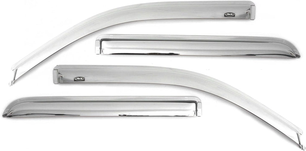 Chrome Side Window Deflector 4-Piece Set Y536997
