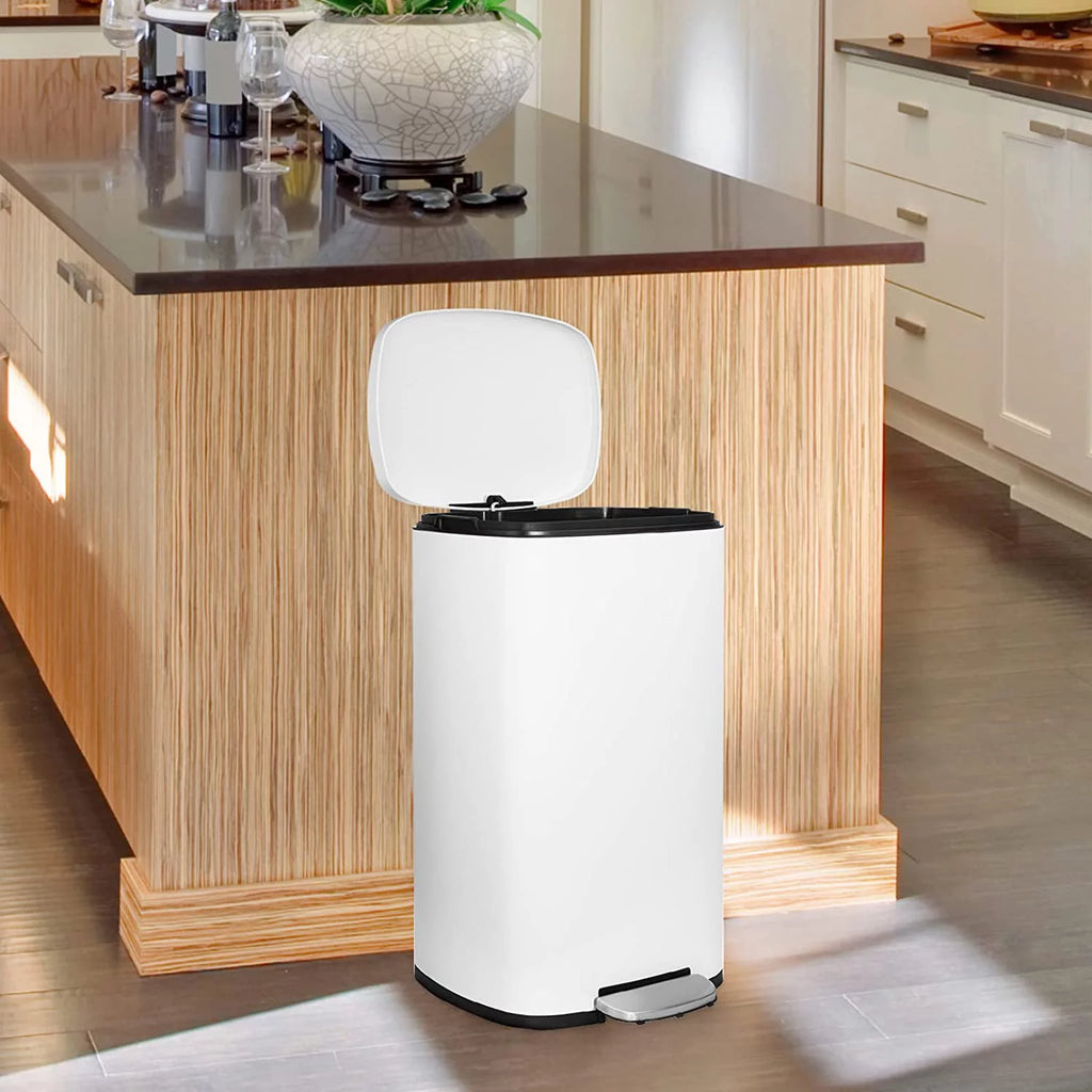 50L 13.2 Gallon Trash Can with Foot Pedal C542