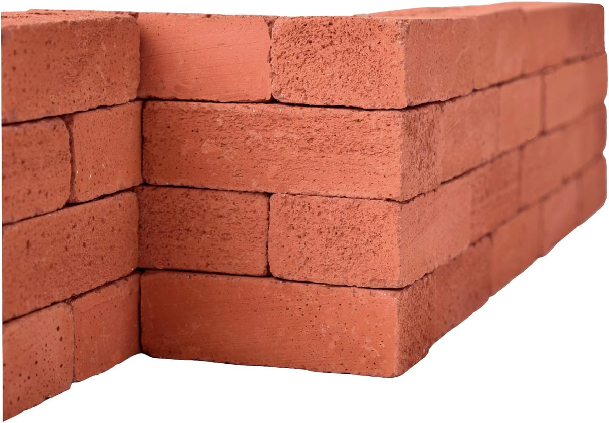 Mini Red Bricks, 1:6 Scale (160 Pack) Pack of 2 O720216