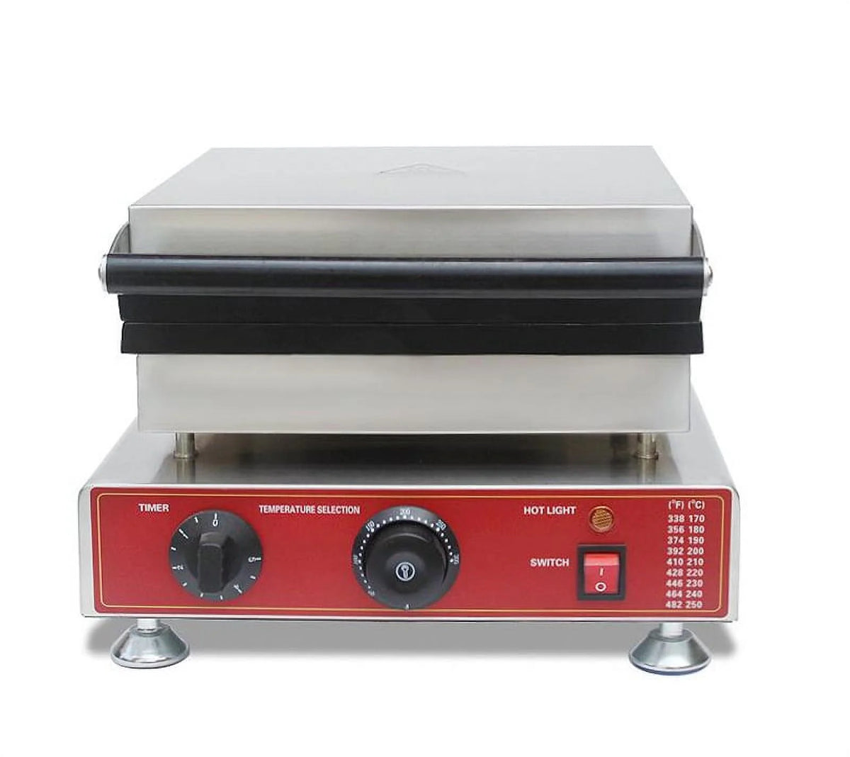 Square Waffle Maker Machine Belgian Waffle Iron Baker X565