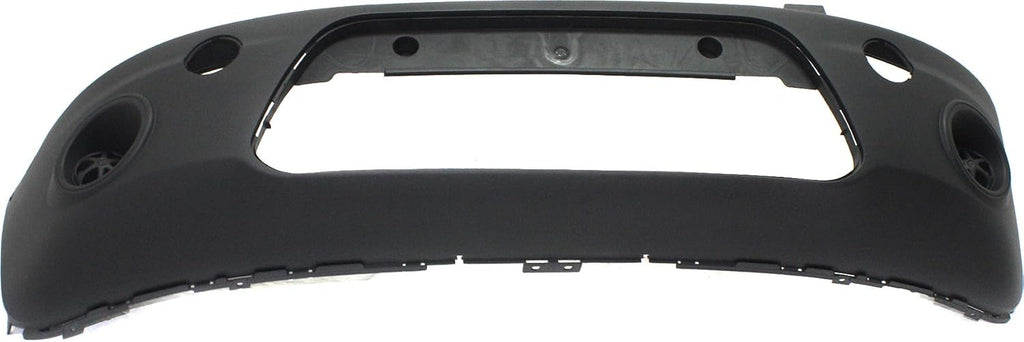 Textured Dark Gray Front Bumper Cover with Signal Light Hole Y79362