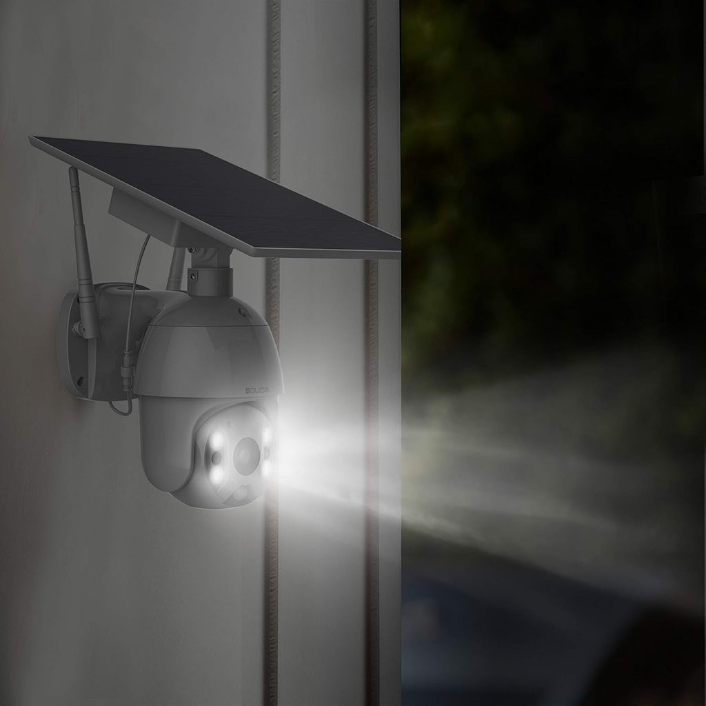 Wireless Outdoor Security Cameras with Solar Battery and Color Night Vision U48757