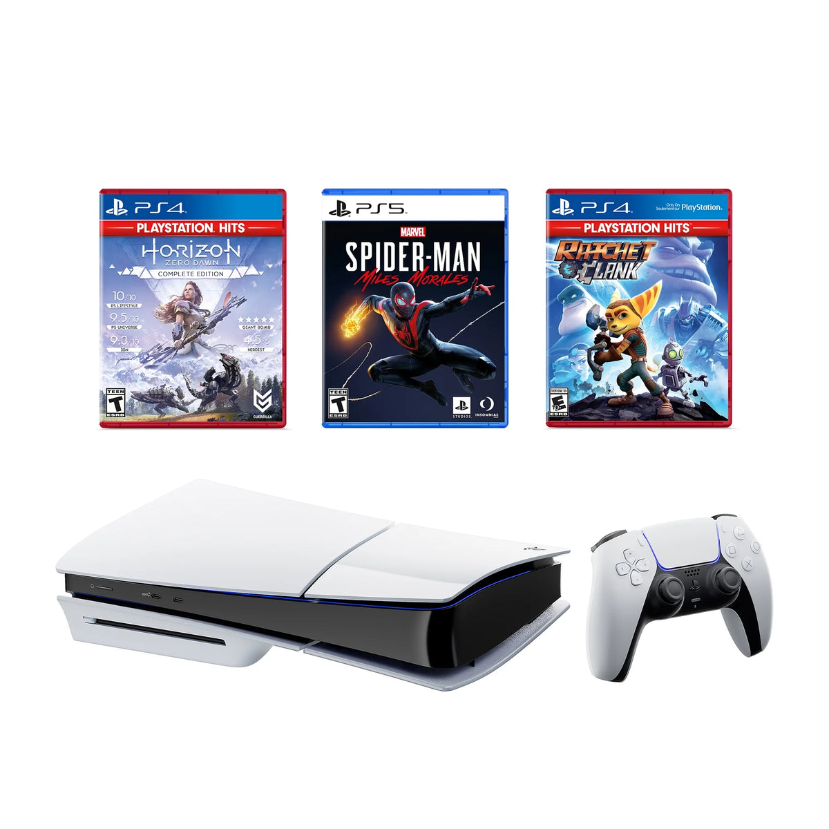PlayStation 5 Disc Slim Console with Wireless Controller Q384284