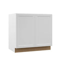 Assembled Full Height Door Base Kitchen Cabinet in White W861952