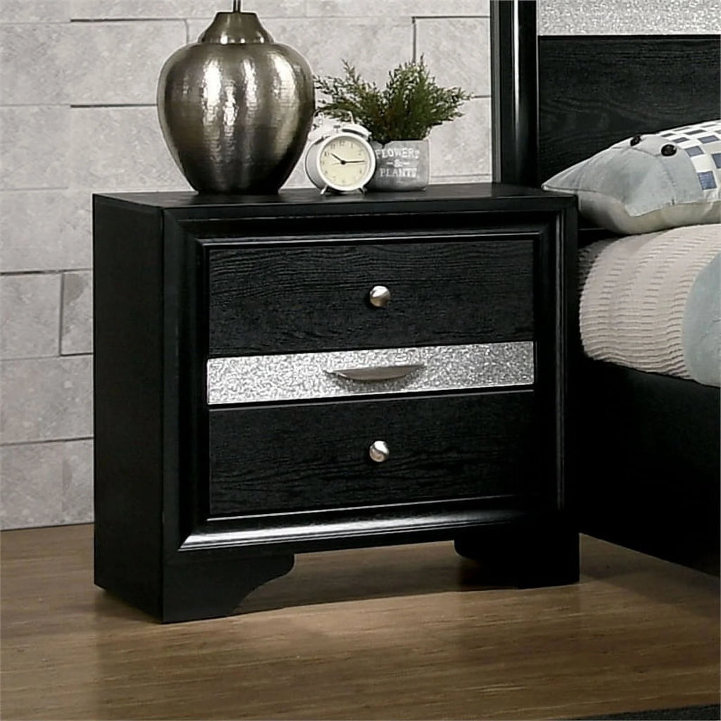 Black 3-Piece King Bedroom Set V739524