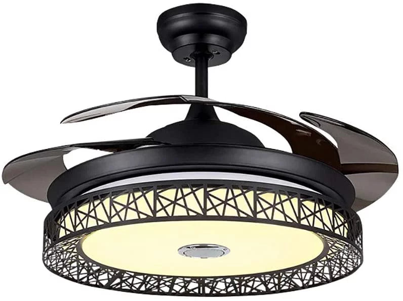 42 Inch Black Ceiling Fan Light with Remote H827