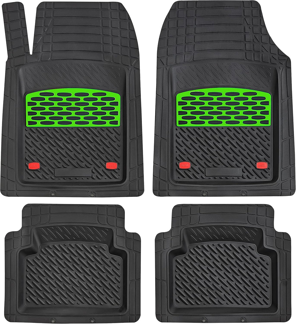 Red 5-Piece Heavy-Duty Automotive Floor Mat H93287
