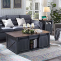 48" Lift Top Coffee Table with Sliding Barn Door V665795