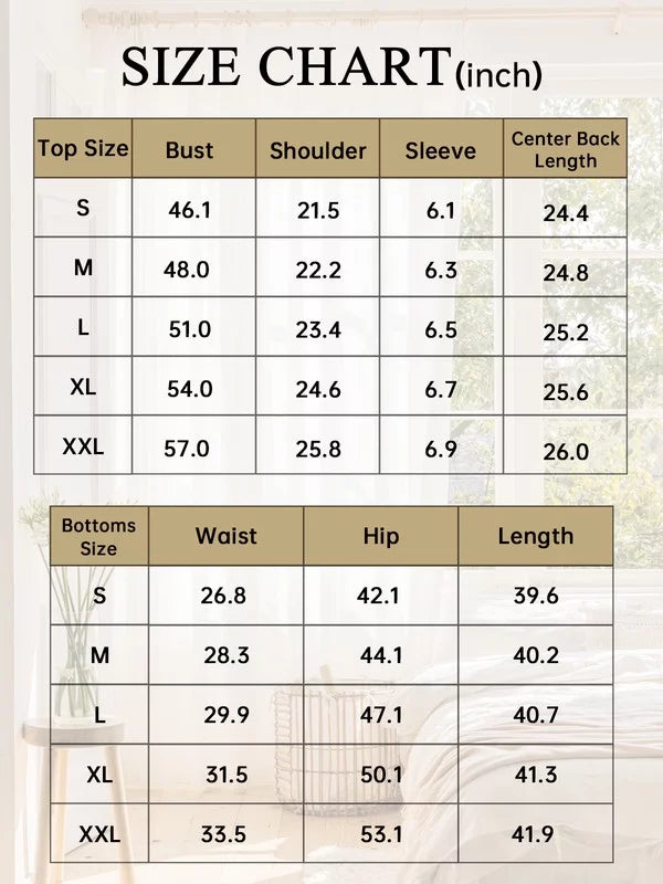 Silk Satin Short Sleeve Long Pant Pajama Set Q28695