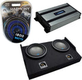 S-W10D2 Dual 10" Sub Box with Amp I489831