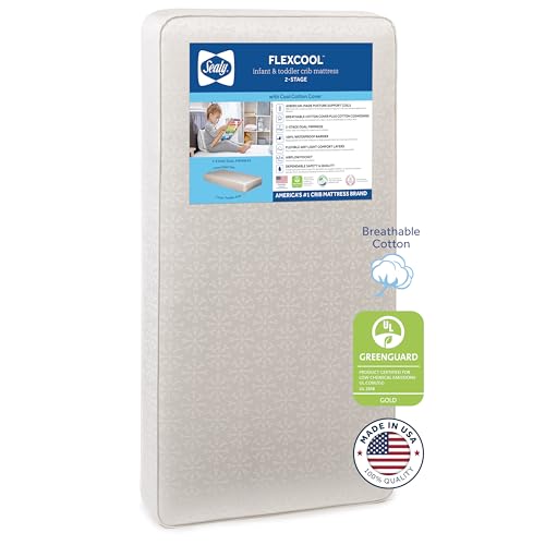 Cotton Cover 2-Stage Waterproof Baby Crib Mattress Y83592