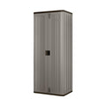 Plastic Tall Storage Cabinet with Doors and Shelves F2615