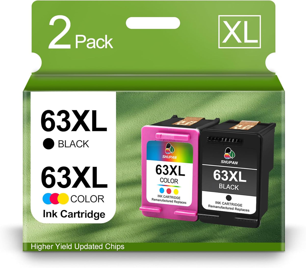 63XL Black and Color Ink Cartridge Combo Pack K127