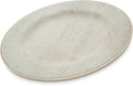 11x22 Buff Round Melamine Plate O907