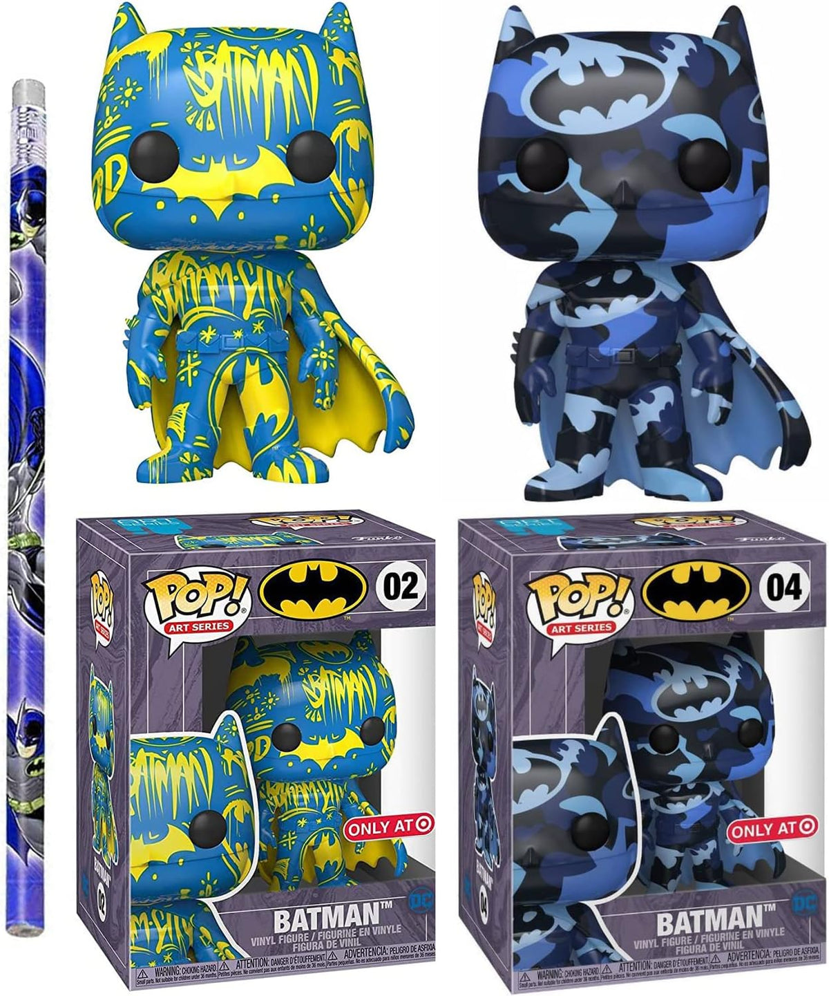 Black & Blue Batman Figure Y281