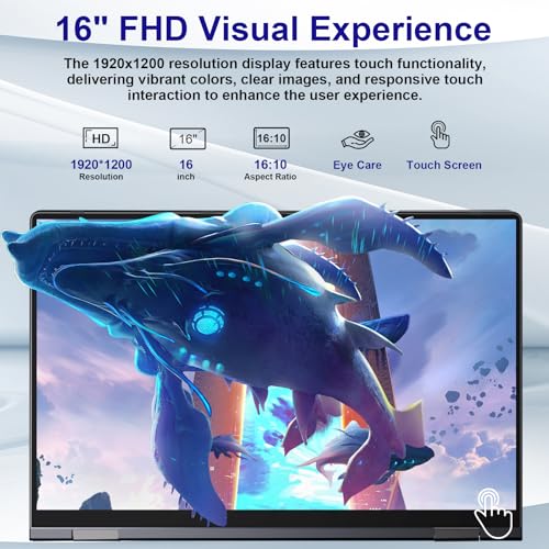 16 inch Convertible Laptop with Touchscreen, 16GB RAM, 640GB Storage B94693
