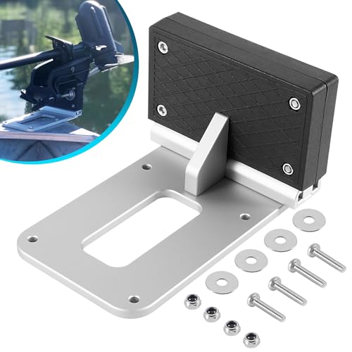 Transom Trolling Motor Mounting Bracket for Kayaks Marine Board Backing Plate Mount Bracket for Clamp-on Electric Trolling Motors B578864