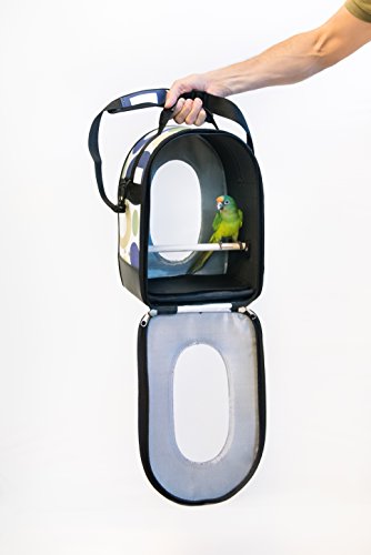 Soft Sided Bird Travel Carrier with Perch Small Q66580