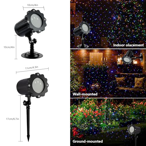 Christmas Laser Lights Projector with RGB Star Show U9991