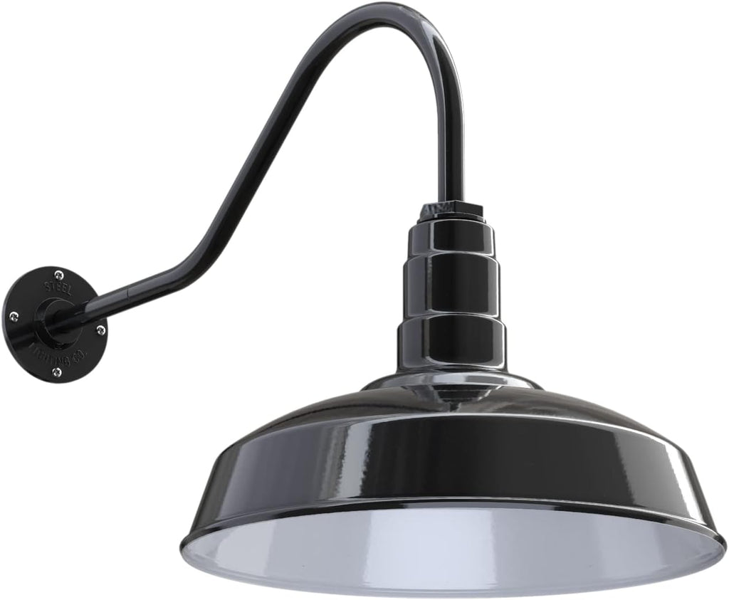 Matte Black Outdoor Wall Mounted Barn Light X391103