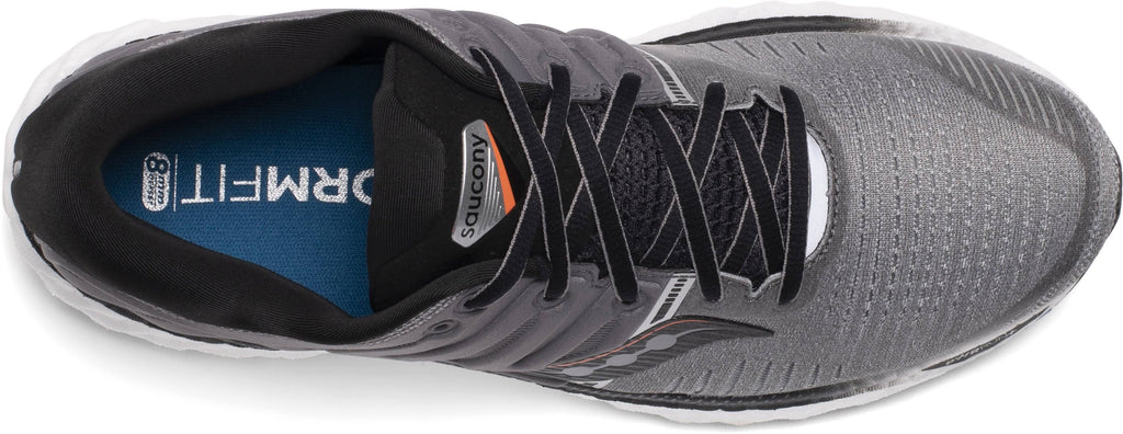 Men's Grey Black Running Shoes Y61119