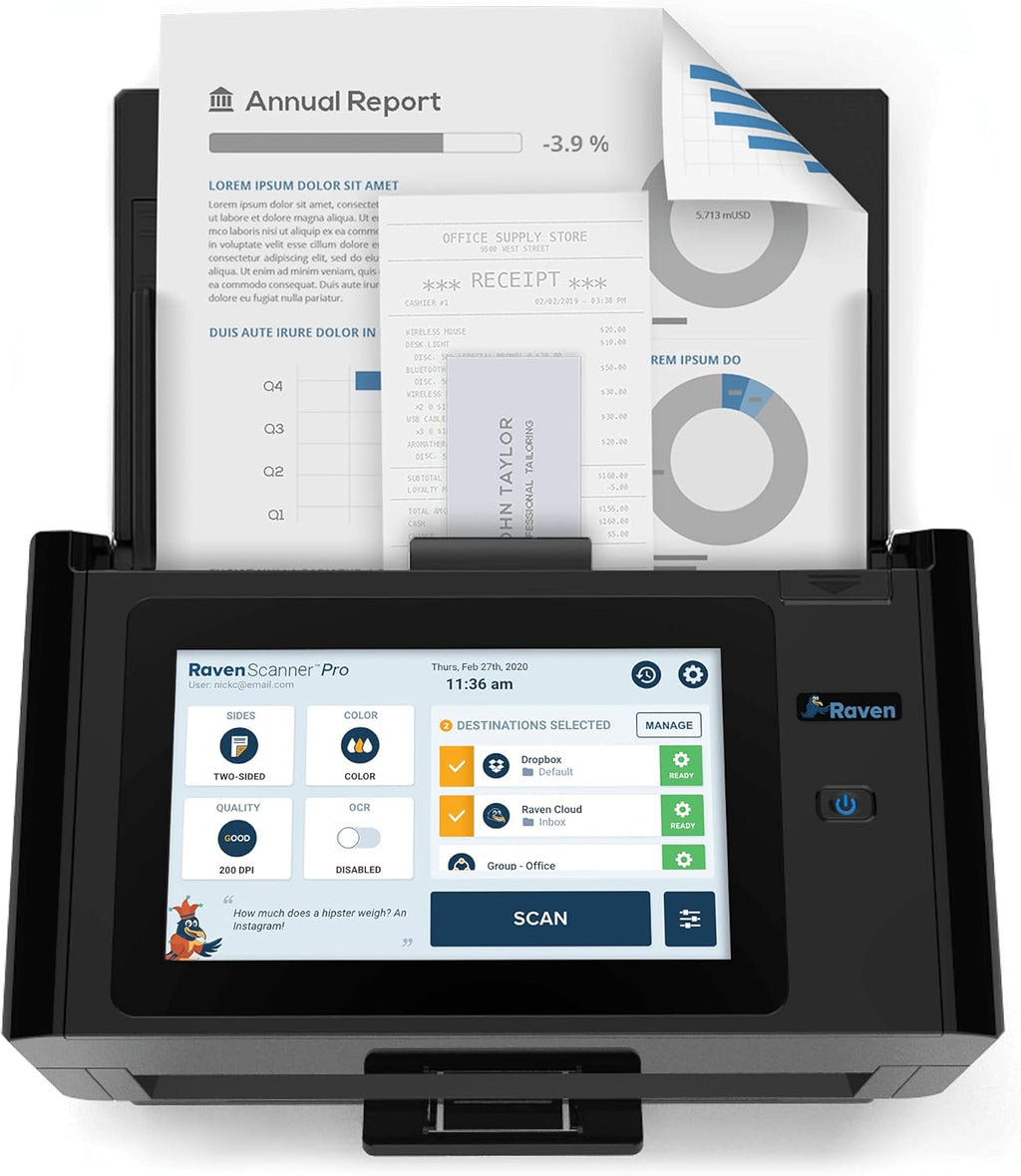 Huge Touchscreen High Speed Color Duplex Feeder Scanner M29336