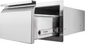 14 x 18 x 16 Inch SUS 304 Stainless Steel Double Access Drawers X803341