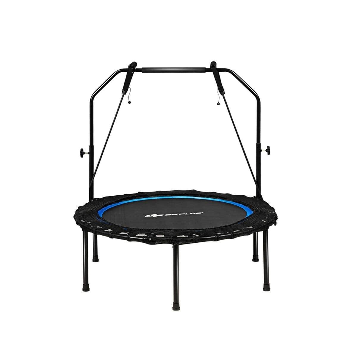 Foldable Fitness Rebounder Trampoline with Resistance Bands E7230