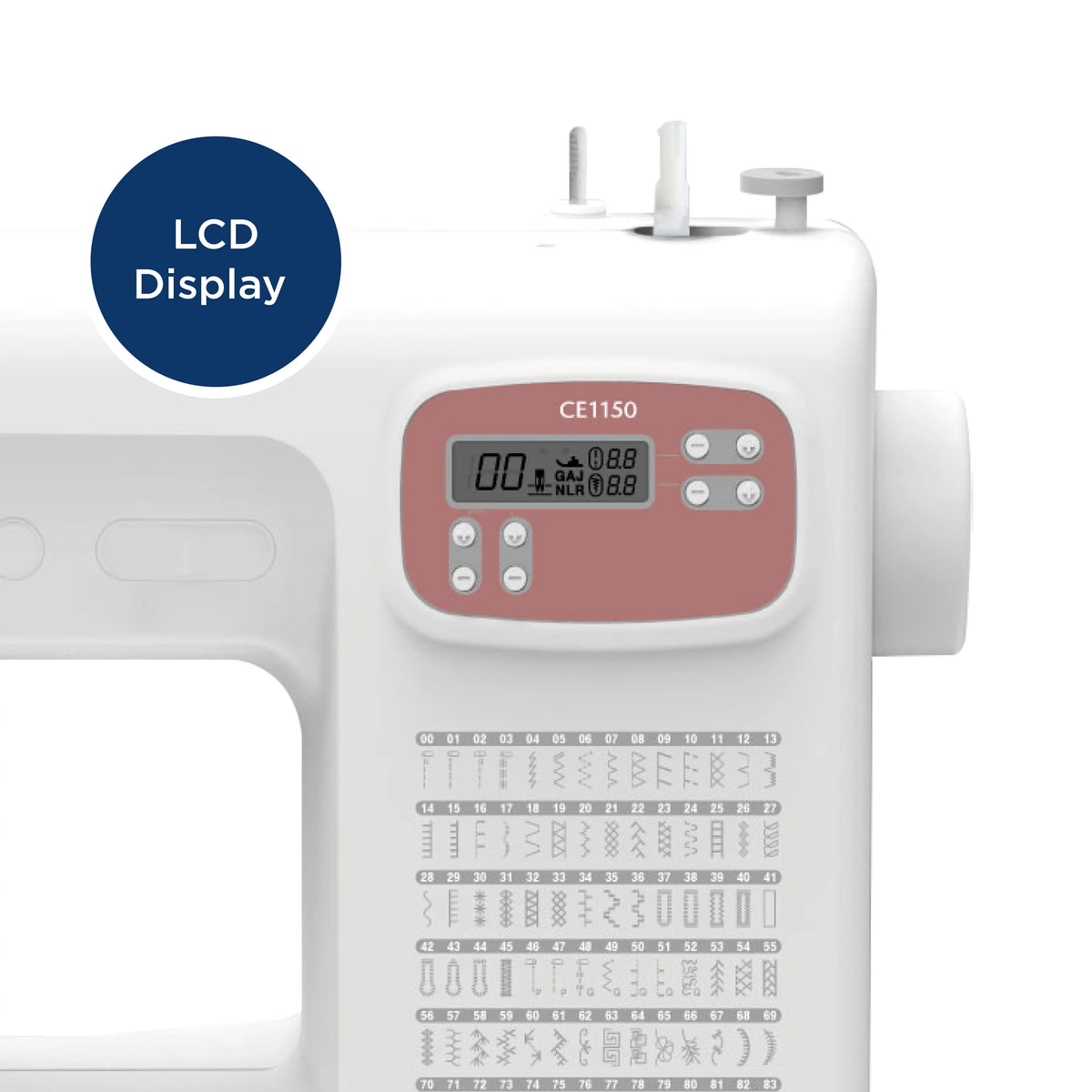 Computerized Sewing Machine with 110 Built-in Stitches J512456