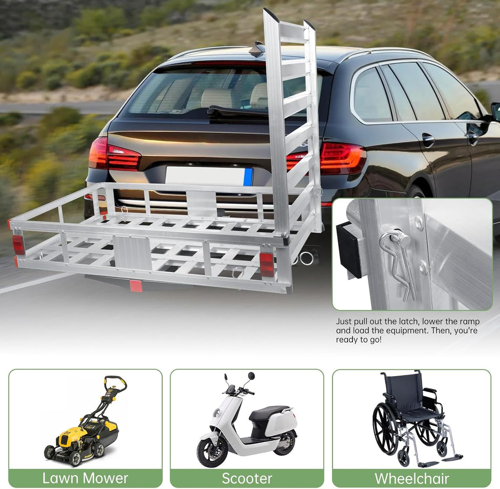 500lb Capacity 2" Hitch Cargo Carrier J395