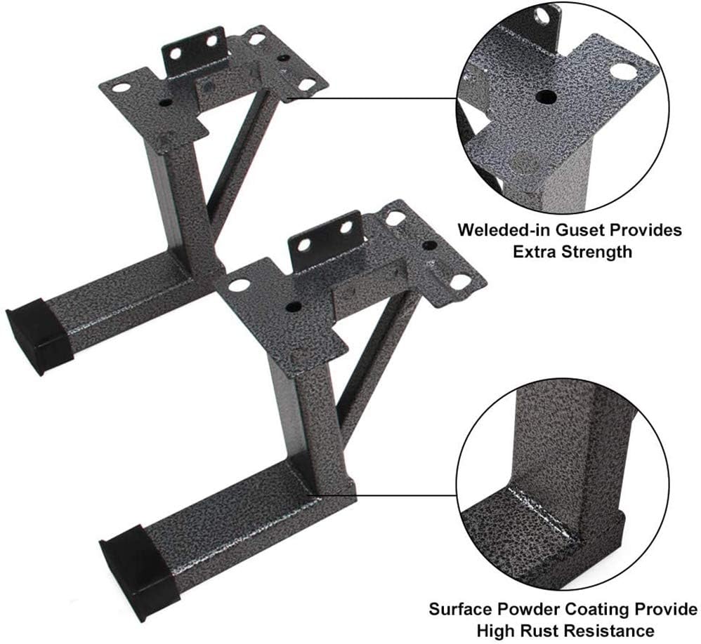 Adjustable Trailer Ladder Rack for Enclosed Trailer Side Wall N1885