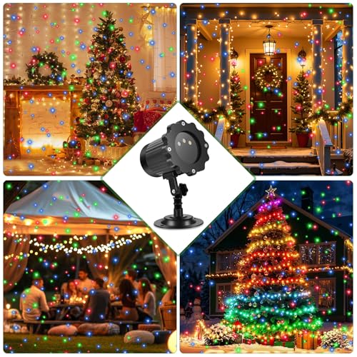 Christmas Laser Lights Projector with RGB Star Show U9991
