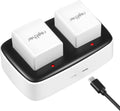 2560mAh Rechargeable Replacement Battery with Charger Station (2 Batteries+1 Charger) S181