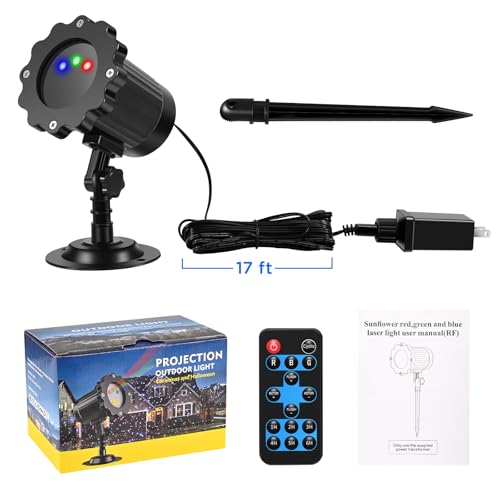 Christmas Laser Lights Projector with RGB Star Show U9991