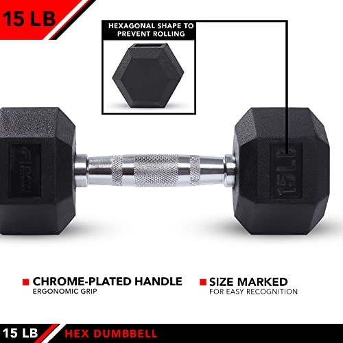 Rubber Hex Dumbbells M16957