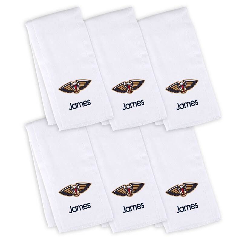 White 6-Pack Burp Cloth O857