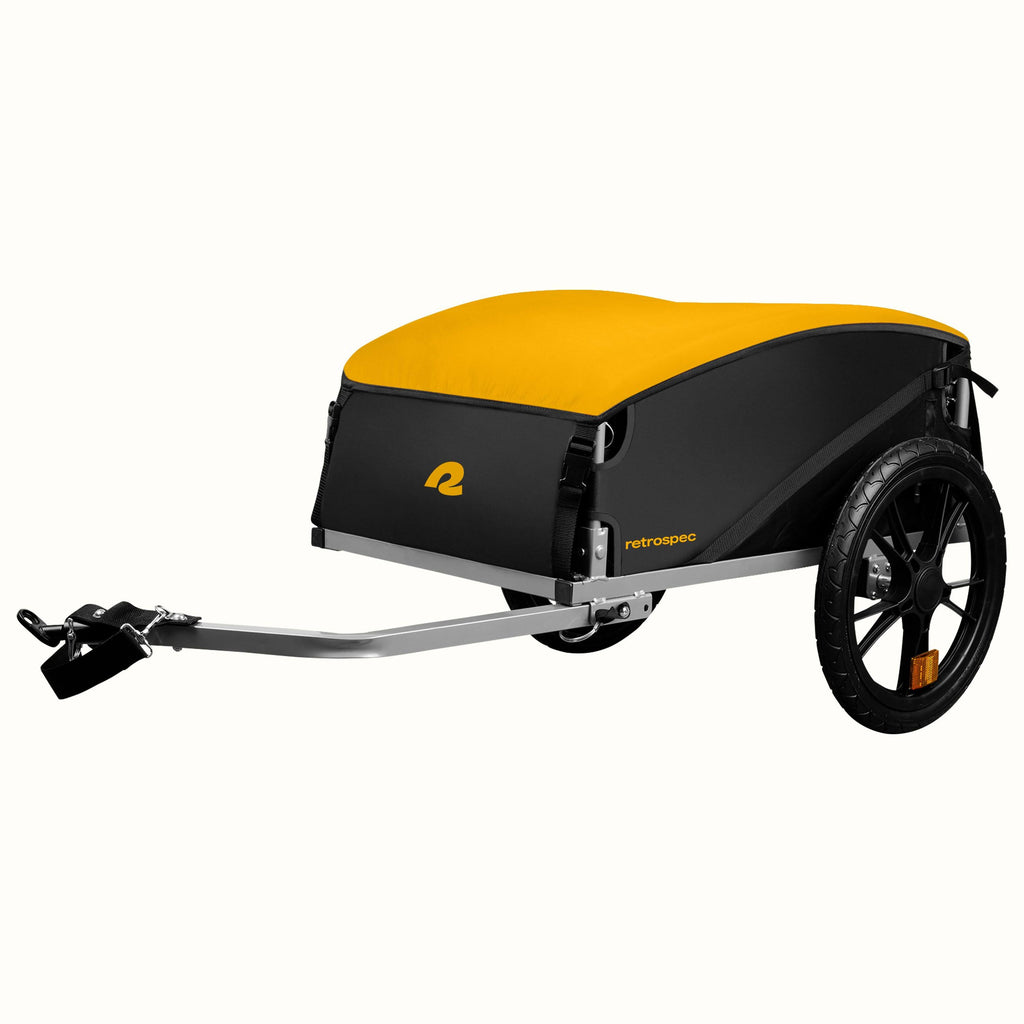 Yellow Cargo Bike Trailer Q50016