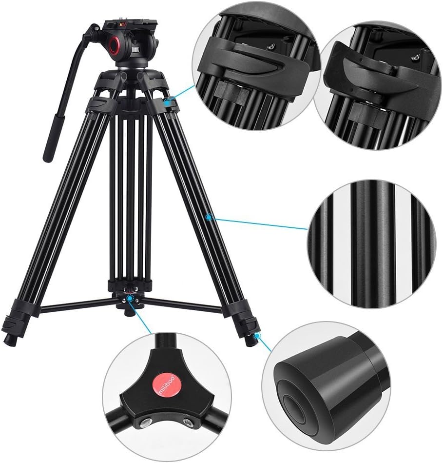 Heavy Duty Aluminum Video Tripod Y938642