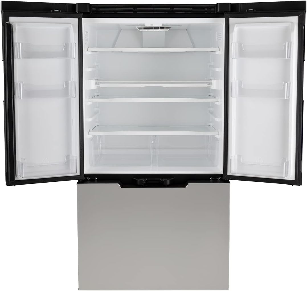 Stainless Steel DC Compressor RV Refrigerator with French Doors - 20 cu. ft. G29447